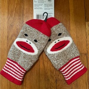 Fox River Red Heel Monkey Mittens. NWT